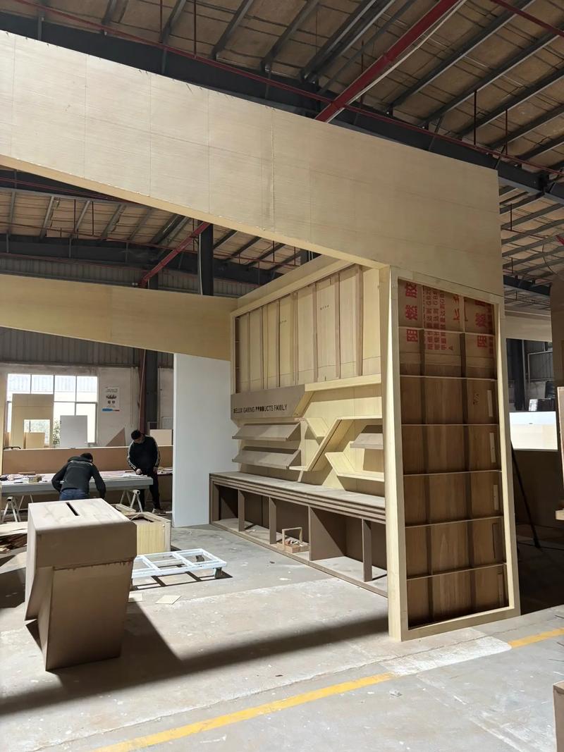 香港电子展一期工厂试搭建部分#展台设计搭建 #匠心制